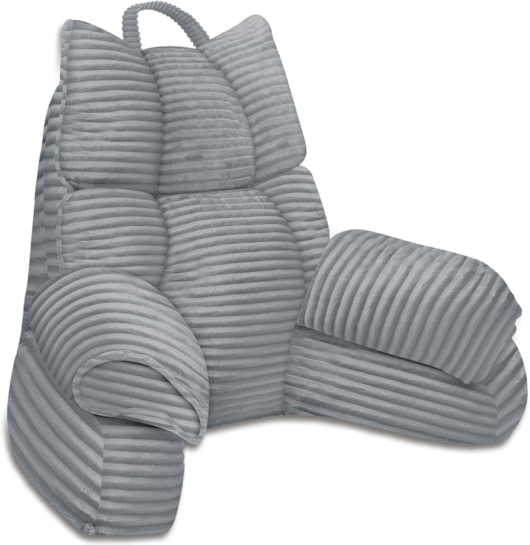 Lounge Comfort | Bed Pillow with Arm Support &amp; Memory Foam | Ideal for Reading and Gaming