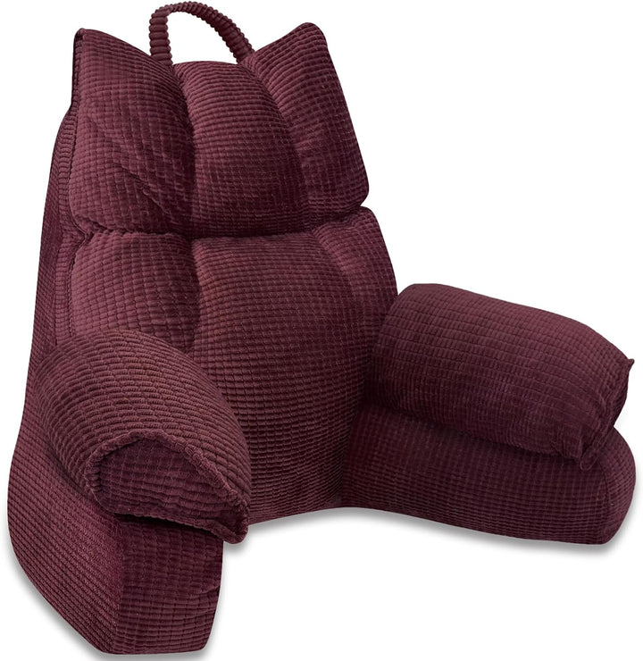 Lounge Comfort | Bed Pillow with Arm Support &amp; Memory Foam | Ideal for Reading and Gaming