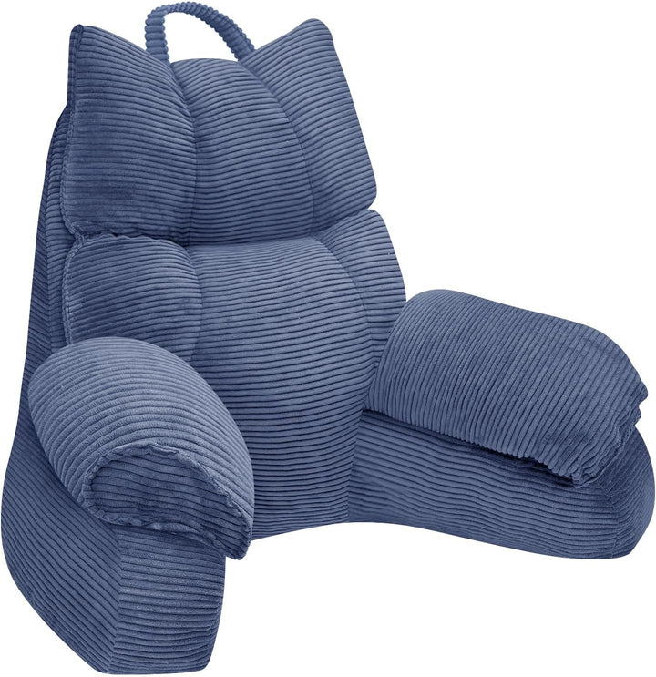 Lounge Comfort | Bed Pillow with Arm Support &amp; Memory Foam | Ideal for Reading and Gaming