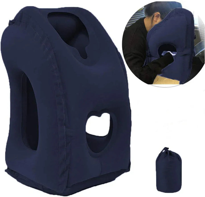 ComfortRest | Ergonomic Travel Pillow for Neck &amp; Head with 45° Angle Support | Compact Design for Ultimate Comfort