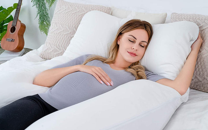 Comfort Haven | U-Shaped Pregnancy Pillow with Soft Cotton Cover | Ultimate Support for Restful Sleep