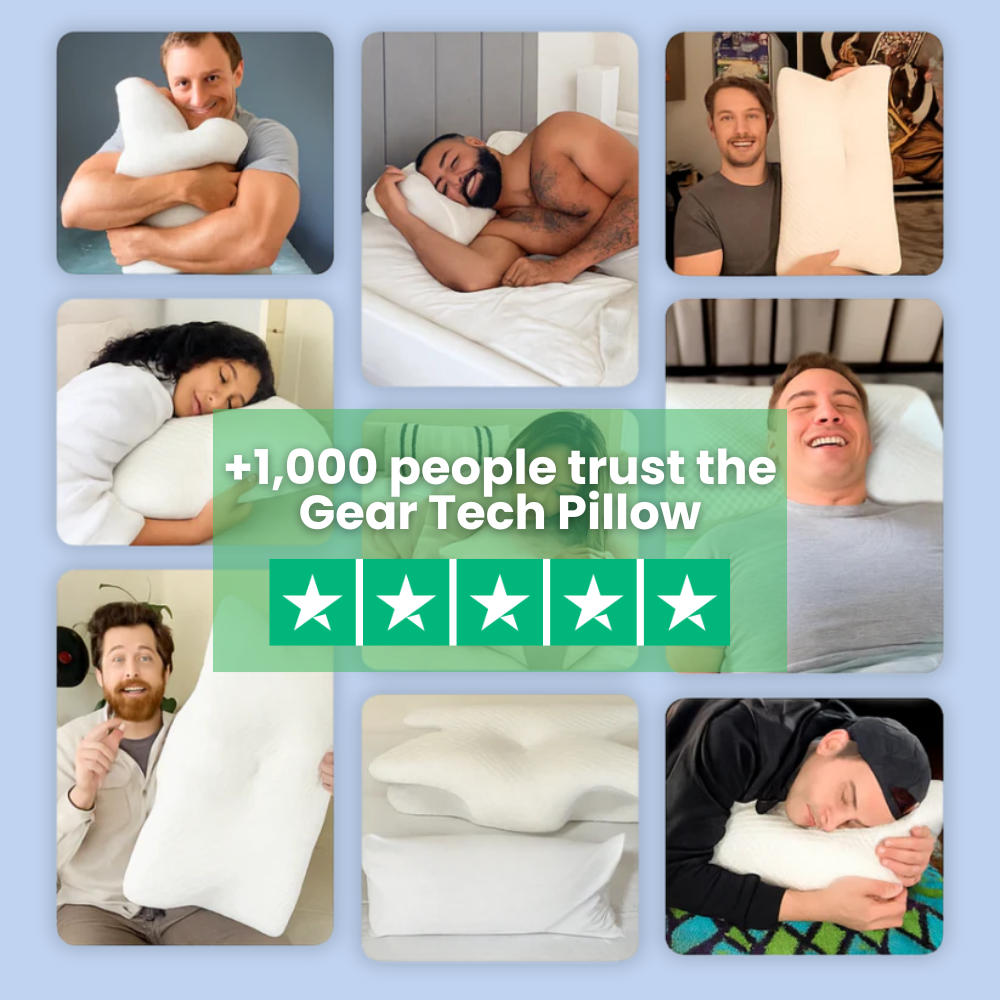 Comfort Sleep | Anti-Snore Memory Foam Pillow with Ergonomic Design | Breathable Support for Restful Nights