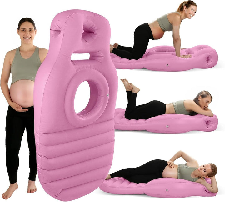 Comfort Support | Stomach Sleeper Pregnancy Pillow with Adjustable Firmness | Versatile Design for Restful Sleep