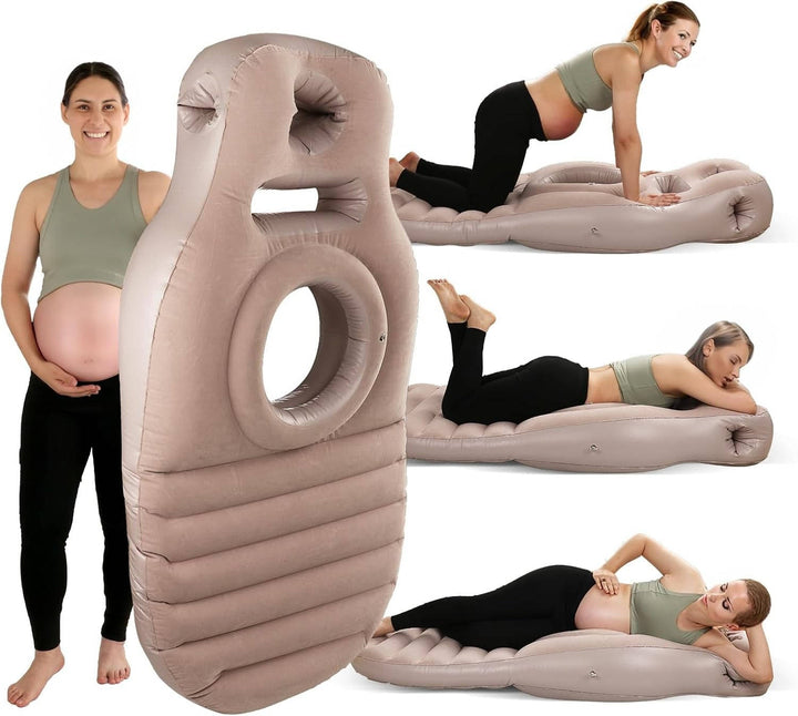 Comfort Support | Stomach Sleeper Pregnancy Pillow with Adjustable Firmness | Versatile Design for Restful Sleep