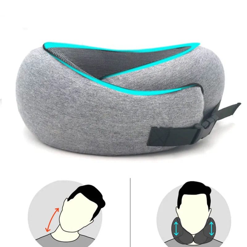 Comfort Travel | Neck Support Pillow with 360° Memory Foam Design | Portable Travel Solution for Ultimate Relaxation