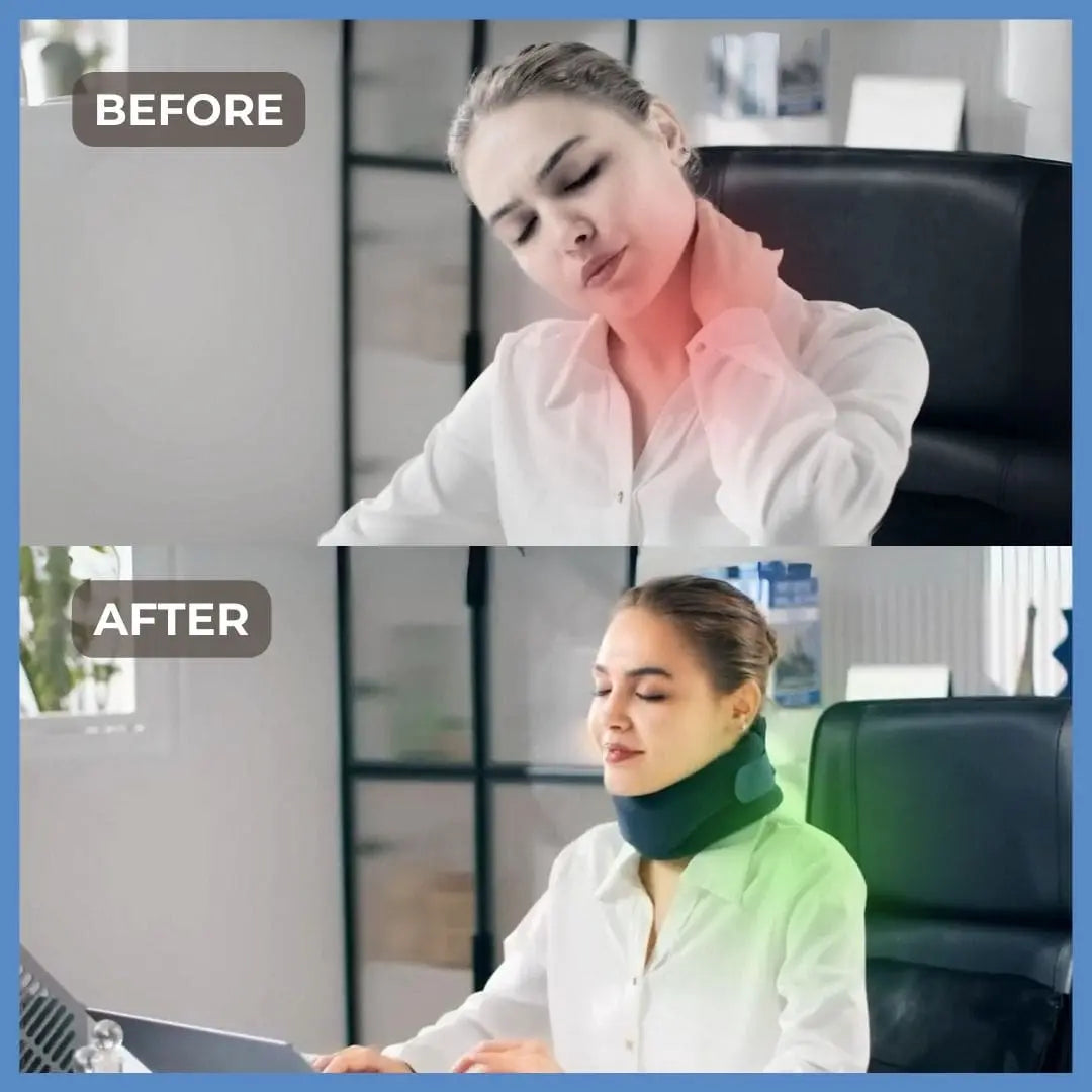 Ergonomic Pillow | Best Pillow for Side Sleepers with Airflow Optimization | Contoured Design for Neck Pain Relief