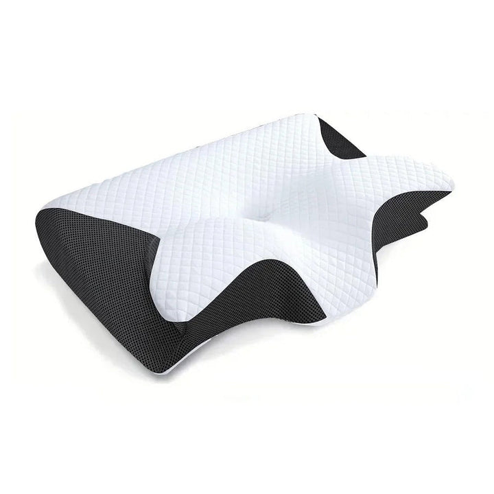 Ergonomic Orthopedic Pillow with Contoured Neck Support for Sleep