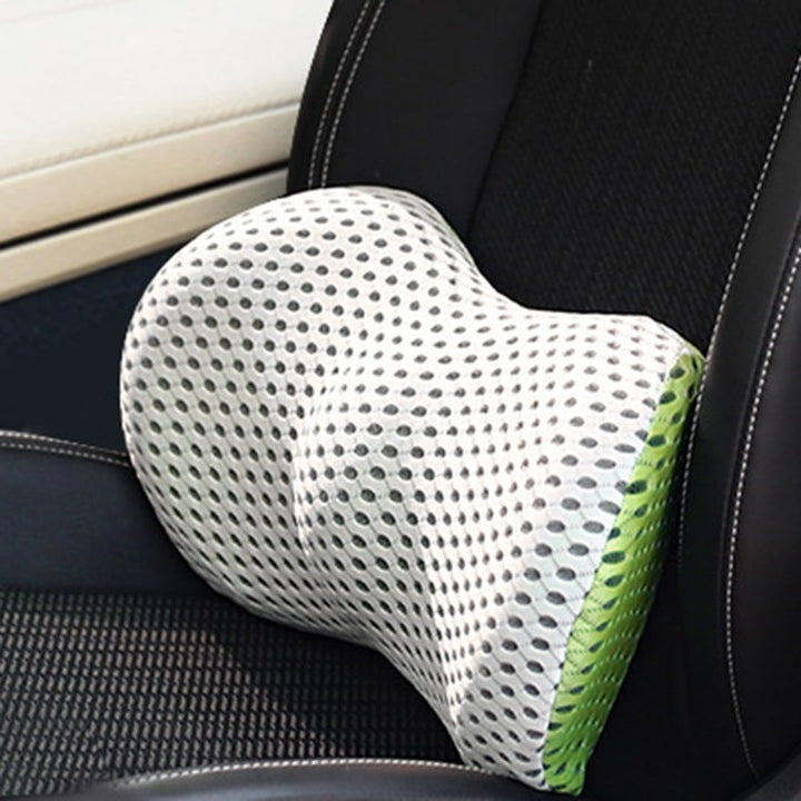 Lumbar Support Pillow | Orthopedic Memory Foam Cushion with Adjustable Strap | Back Support for Office Chair Comfort