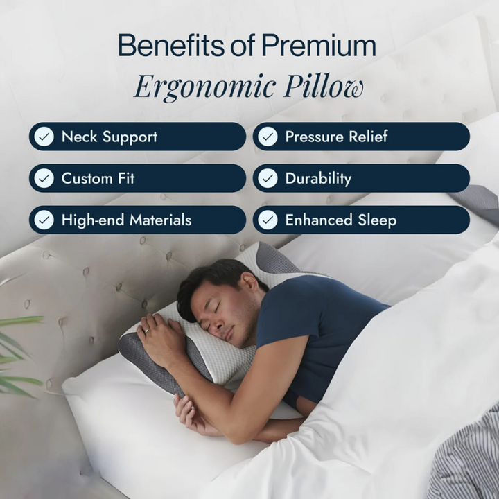 Ergonomic Neck Pillow for Pain-Free Sleep
