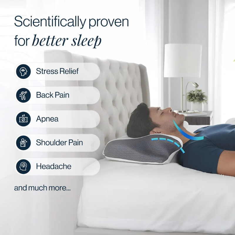Ergonomic Neck Pillow for Pain-Free Sleep