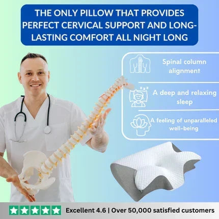 Ergonomic Neck Pillow for Pain-Free Sleep