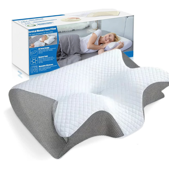 Cervical Memory Foam Pillow – Restorative Sleep Without Pain