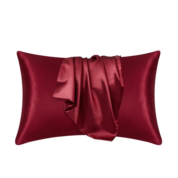 Davy | Zippered Satin Pillow Cover for Smooth Sleep