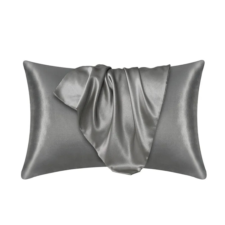 Davy | Zippered Satin Pillow Cover for Smooth Sleep