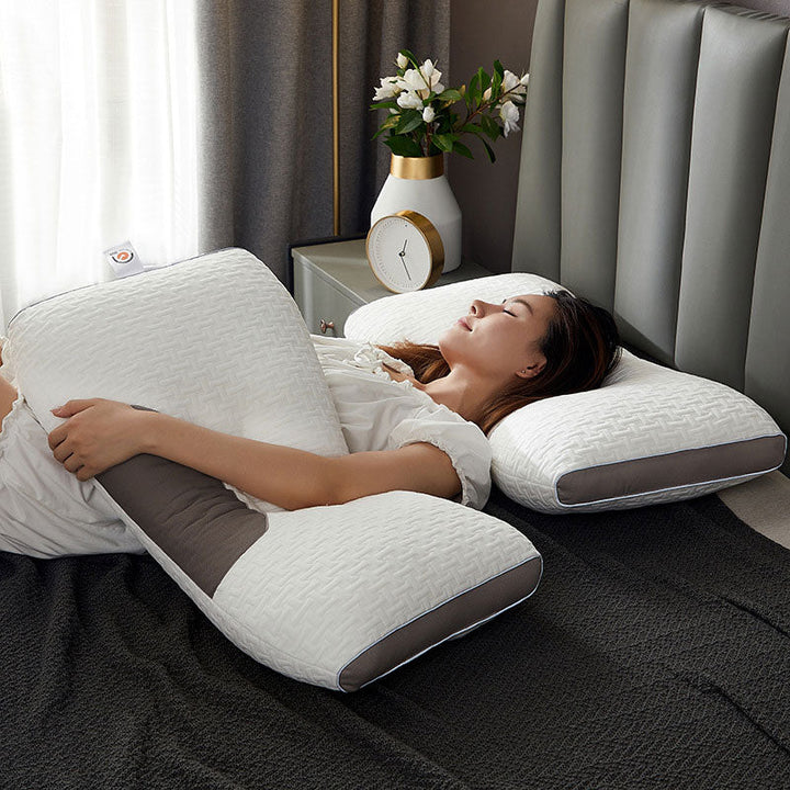 Pack of 2 - Hybrid Pillow For Back &amp; Side Sleepers - Neck Support Pillow