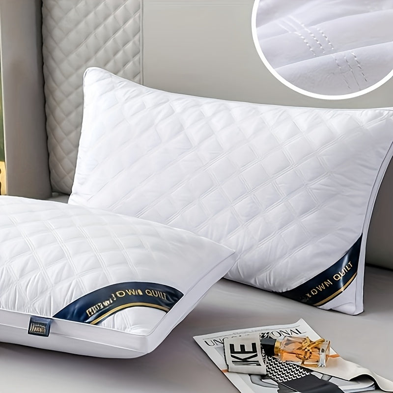 Hotel Comfort Pillow Set - 2 Hypoallergenic 3D Pillows