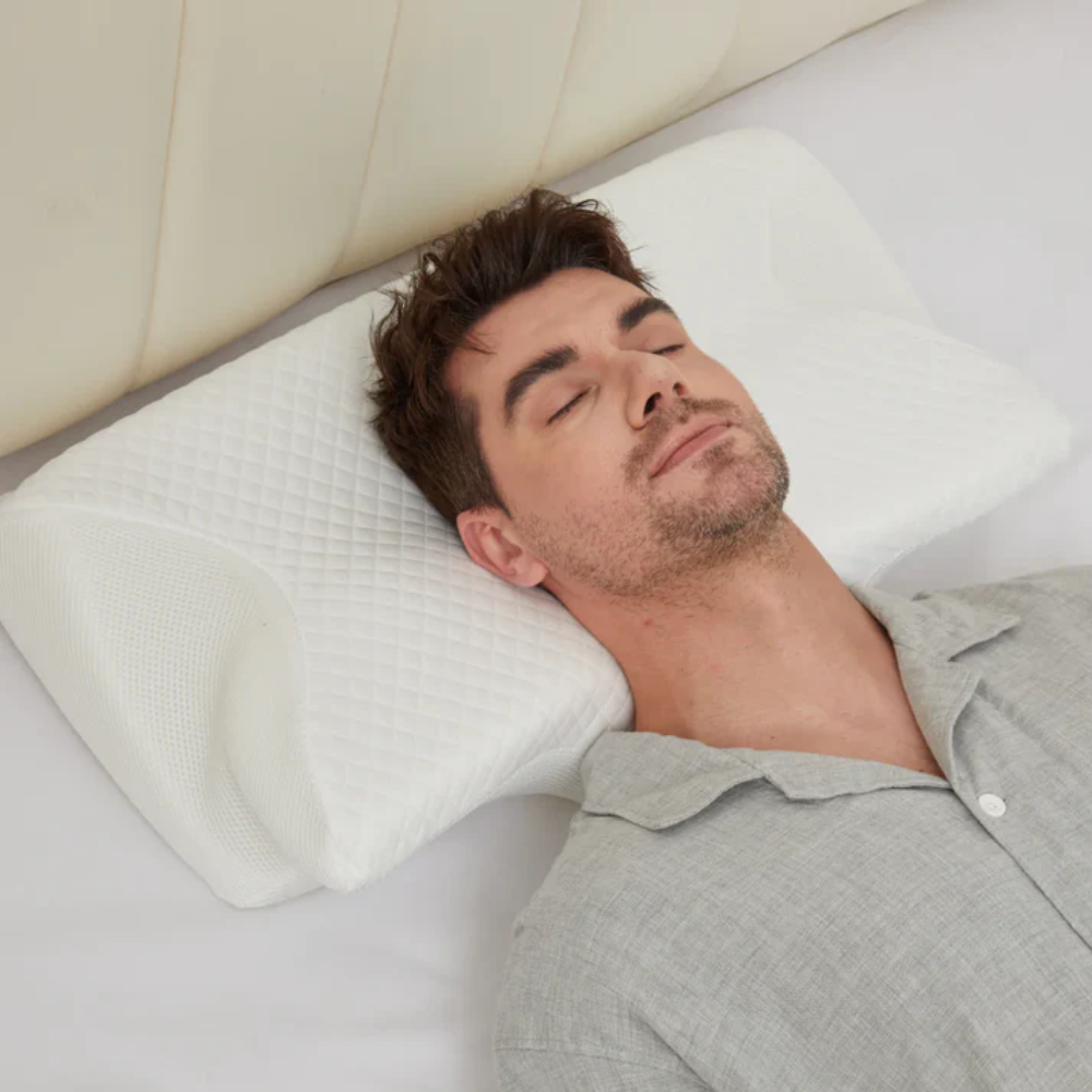 Wearclo | Ergonomic Sleep Support Pillow | Neck &amp; Head Alignment | Memory Foam